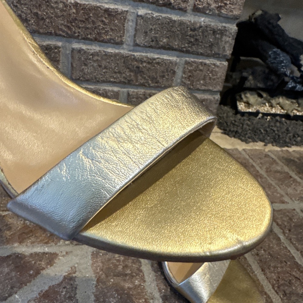 Naturalizer Women's Vera Block Heel Sandals Dark Gold Size 9M #138 - Picture 12 of 16